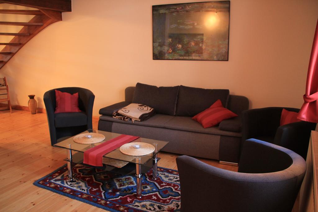 Ferienwohnung Blaues Häuschen Quedlinburg Exterior foto